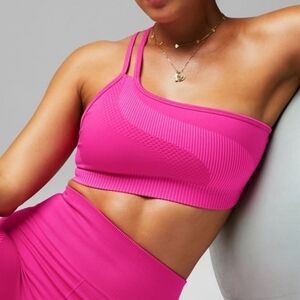 Fabletics Seamless Low Impact One Shoulder Bra